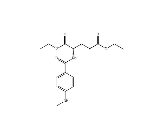 N-[4-(甲基氨基)苯甲酰基]-L-谷氨酸二乙酯,diethyl N-[4-(methylamino)benzoyl]-L-glutamate