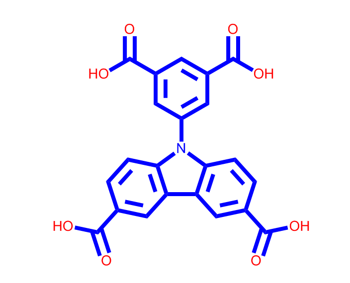 9-(3,5-二羧基苯基)-3,6-咔唑二甲酸,9H-Carbazole-3,6-dicarboxylic acid, 9-(3,5-dicarboxyphenyl)-