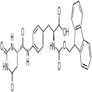 N-[(9H-Fluoren-9-ylmethoxy)carbonyl]-4-[[[(4S)-hexahydro-2,6-dioxo-4-pyrimidinyl]carbonyl]amino]-L-phenylalanine,N-[(9H-Fluoren-9-ylmethoxy)carbonyl]-4-[[[(4S)-hexahydro-2,6-dioxo-4-pyrimidinyl]carbonyl]amino]-L-phenylalanine