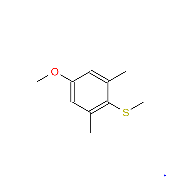 5-甲氧基-1，3-二甲基-2-甲硫基苯,Benzene, 5-methoxy-1,3-dimethyl-2-(methylthio)-