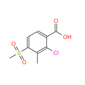 106904-09-0 2-氯-3-甲基4-甲基砜基苯甲酸