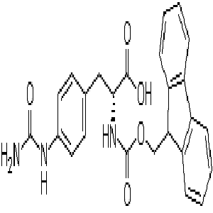 4-[(氨基羰基)氨基]-N-[芴甲氧羰基]-D-苯丙氨酸,4-[(Aminocarbonyl)amino]-N-[(9H-fluoren-9-ylmethoxy)carbonyl]-D-phenylalanine