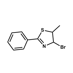 4-溴-5-甲基-2-苯基-4,5-二氢噻唑