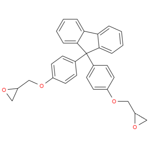 9,9-二[(2,3-环氧丙氧基)苯基]芴,2,2'-[9H-Fluoren-9-ylidenebis(4,1-phenyleneoxymethylene)]bis-oxirane