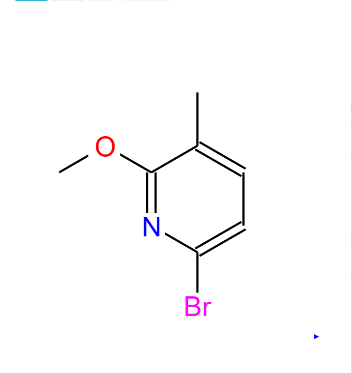 6-溴-2-甲氧基-3-甲基吡啶,Pyridine, 6-bromo-2-methoxy-3-methyl-