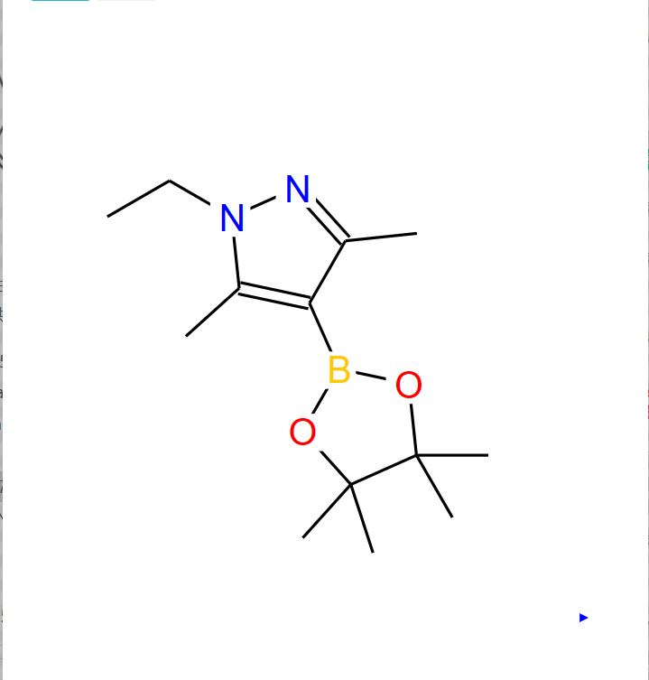 1-乙基-3,5-二甲基-4-(4,4,5,5-四甲基-1,3,2-二噁硼烷-2-基)-1H-吡唑,1-ethyl-3,5-dimethyl-4-(4,4,5,5-tetramethyl-1,3,2-dioxaborolan-2-yl)-1H-pyrazole