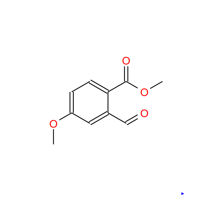 2-甲酰基-4-甲氧基苯甲酸甲酯,Benzoic acid, 2-formyl-4-methoxy-, methyl ester