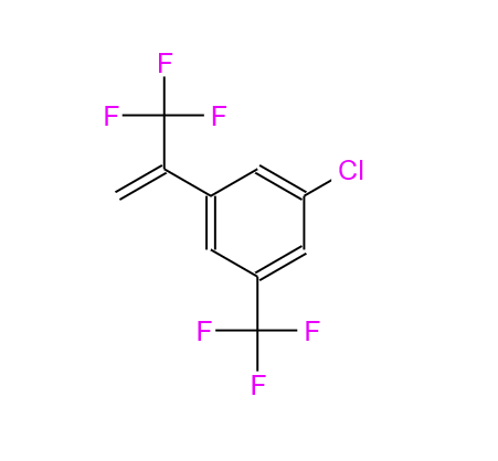 1-氯-3-三氟甲基-5-三氟甲基苯基烯,1-chloro-3-(trifluoromethyl)-5-(3,3,3-trifluoroprop-1-en-2-yl)benzene