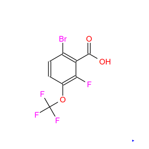 6-溴-2-氟-3-(三氟甲氧基)苯甲酸,6-bromo-2-fluoro-3-(trifluoromethoxy)benzoic acid