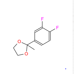 1-（3，2-二氟苯基）-3-甲基-4，2-二氧戊环,1,3-Dioxolane,2-(3,4-difluorophenyl)-2-methyl-(9CI)