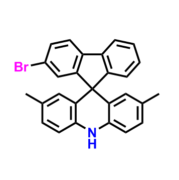 2'-溴-2,7-二甲基-10H-吡啶[吖啶-9,9'-芴],2'-bromo-2,7-dimethyl-10H-spiro[acridine-9,9'-fluorene