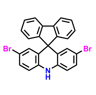 2,7-二溴-10H-螺[吖啶-9,9'-芴],2,7-dibromo-10H-spiro[acridine-9,9'-fluorene