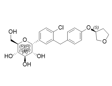 恩格列净杂质01,(2R,3R,4R,5S,6R)-2-(4-chloro-3-(4-(((S)-tetrahydrofuran-3-yl)oxy)benzyl)phenyl)-6-(hydroxymethyl)tetrahydro-2H-pyran-3,4,5-triol