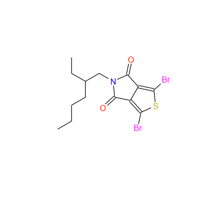 1,3-二溴-5-乙基己基-4H-噻吩并(3,4-C)吡咯-4,6(5H)-二酮,1,3-BibroMo-5-(2-ethylhexyl)-4H-thieno[3,4-c]pyrrole-4,6(5H)-dione