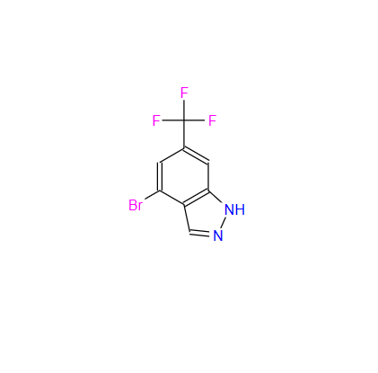 4-溴-6-三氟甲基-吲唑,6-(TRIFLUOROMETHYL)-4-BROMO INDAZOLE