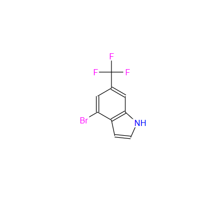 4-溴-6-三氟甲基-1H 吲哚,1H-Indole, 4-broMo-6-(trifluoroMethyl)-