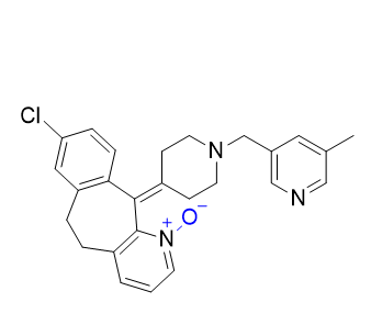 卢帕他定杂质07,8-chloro-11-(1-((5-methylpyridin-3-yl)methyl)piperidin-4-ylidene)-6,11-dihydro-5H-benzo[5,6]cyclohepta[1,2-b]pyridine 1-oxide