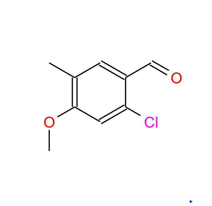 2-氯-4-甲氧基-5-甲基苯甲醛,Benzaldehyde, 2-chloro-4-methoxy-5-methyl-