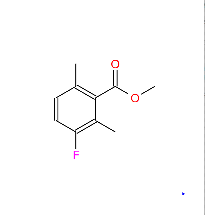 3-氟-2，6-二甲基苯唑,Mthyl 3-fluoro-2,6-dimthylbnzoat