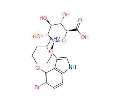 5-溴-4-氯-3-吲哚基-BETA-D-葡糖苷酸环己胺盐,5-BROMO-4-CHLORO-3-INDOLYL B-D-