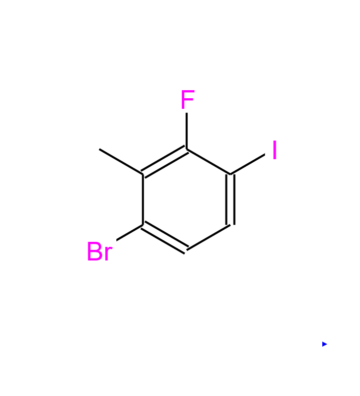 1-溴-3-氟-4-碘-2-甲基苯,1-Bromo-3-fluoro-4-iodo-2-methyl-benzene