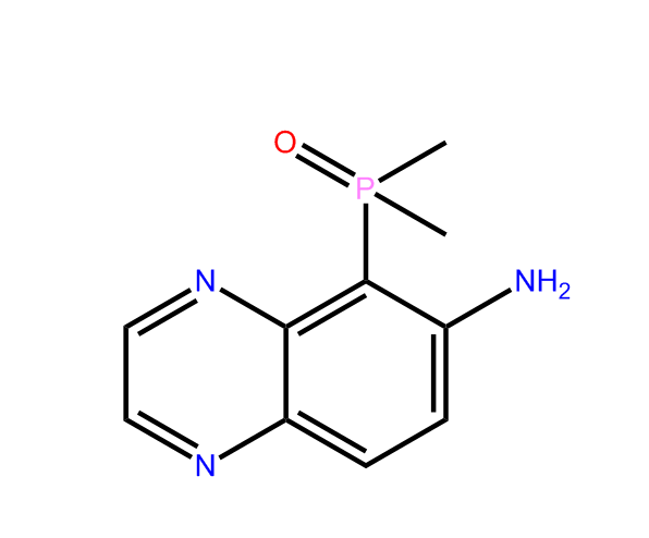 (6-氨基喹喔啉-5-基)二甲基氧化膦,6-Quinoxalinamine, 5-(dimethylphosphinyl)-