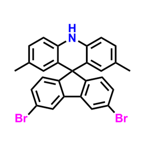 3'，6'-二溴-2,7-二甲基-10H-吡啶[吖啶-9,9'-芴]
