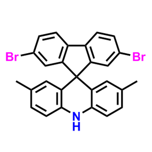 2'，7'-二溴-2,7-二甲基-10H-吡啶[吖啶-9,9'-芴]