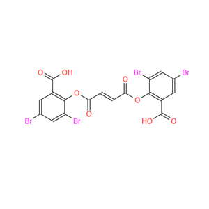 双(3,5-二溴水杨酸)富马酸酯；71337-53-6