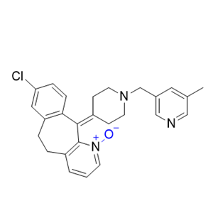 卢帕他定杂质07,8-chloro-11-(1-((5-methylpyridin-3-yl)methyl)piperidin-4-ylidene)-6,11-dihydro-5H-benzo[5,6]cyclohepta[1,2-b]pyridine 1-oxide