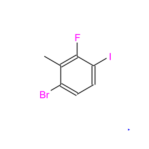 1-溴-3-氟-4-碘-2-甲基苯,1-Bromo-3-fluoro-4-iodo-2-methyl-benzene