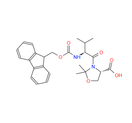 (4S)-3-[(2S)-2-[[芴甲氧羰基]氨基]-3-甲基-1-氧代丁基]-2,2-二甲基-4-恶唑烷羧酸,FMOC-VAL-SER(PSIME,MEPRO)-OH