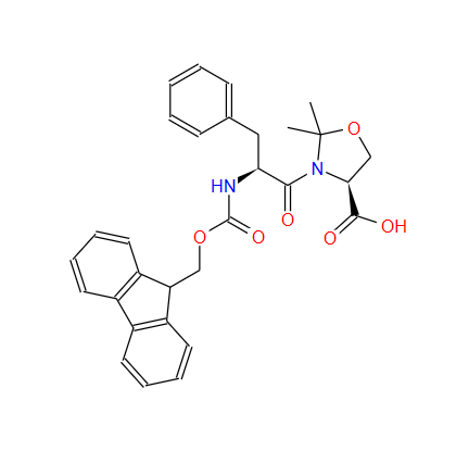 (4S)-3-[(2S)-2-[[芴甲氧羰基]氨基]-1-氧代-3-苯基丙基]-2,2-二甲基-4-恶唑烷羧酸,FMOC-PHE-SER(PSIME,MEPRO)-OH