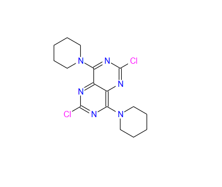 2,6-二氯-4,8-二哌啶子基嘧啶并[5,4-D]嘧啶,2,6-Dichloro-4,8-dipiperidinopyrimidino[5,4-d]pyrimidine