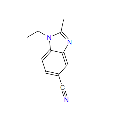 1-乙基-2-甲基-5-氰基苯并咪唑,1-ETHYL-2-METHYL-5-CYANOBENZIMIDAZOLE