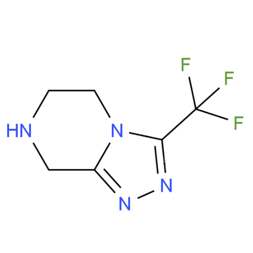 3-(三氟甲基)-5,6,7,8-四氢-[1,2,4]三唑并[4,3-a]吡嗪,3-(Trifluoromethyl)-5,6,7,8-tetrahydro-[1,2,4]triazolo[4,3-a]pyrazine