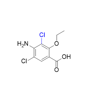 莫沙必利雜質(zhì)11,4-amino-3,5-dichloro-2-ethoxybenzoic acid