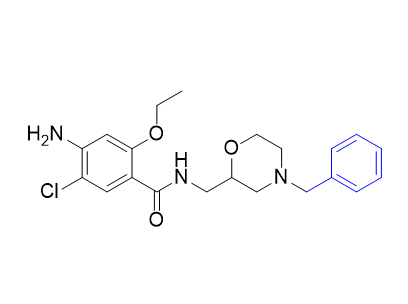 莫沙必利雜質(zhì)12,4-amino-N-((4-benzylmorpholin-2-yl)methyl)-5-chloro-2-ethoxybenzamide