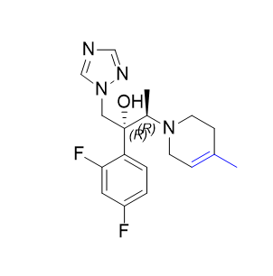 艾氟康唑雜質(zhì)10,(2R,3R)-2-(2,4-difluorophenyl)-3-(4-methyl-3,6-dihydropyridin-1(2H)-yl)-1-(1H-1,2,4-triazol-1-yl)butan-2-ol