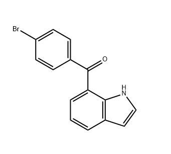 7-(4-溴代苯甲酰基)吲哚,7-(4-Bromobenzoyl)indole