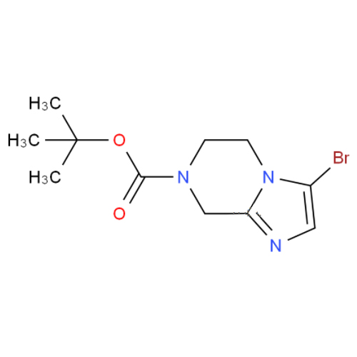 3-溴-5,6-二氢咪唑并[1,2-A]吡嗪-7(8H)-甲酸叔丁酯,TERT-BUTYL 3-BROMO-5,6-DIHYDROIMIDAZO[1,2-A]PYRAZINE-7(8H)-CARBOXYLATE