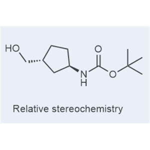 rel-((1R,3R)-3-(羟甲基)环戊基)氨基甲酸叔丁酯