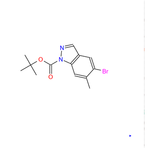 1-叔丁氧羰基-5-溴-6-甲基吲唑,1-Boc-5-broMo-6-Methyl-1H-indazole