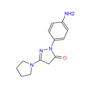 30707-77-8；1-(4-氨基苯基)-3-(1-吡咯烷基)-5-吡唑酮