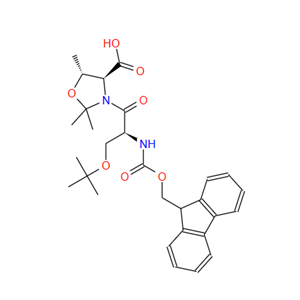(4S,5R)-3-[(2S)-3-(叔丁氧基)-2-[[芴甲氧羰基]氨基]-1-氧代丙基]-2,2,5-三甲基-4-恶唑烷羧酸