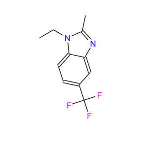 1-乙基-2-甲基-5-三氟甲基-1H-苯并咪唑,1-ethyl-2-methyl-5-(trifluoromethyl)-1H-benzimidazole