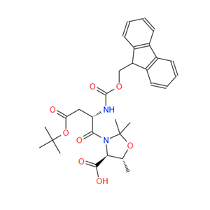 (BETAS,4S)-4-羧基-BETA-[[芴甲氧羰基]氨基]-2,2,5-三甲基-GAMMA-氧代-3-恶唑烷丁酸叔丁酯