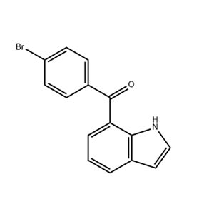 7-(4-溴代苯甲酰基)吲哚,7-(4-Bromobenzoyl)indole