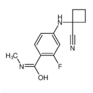4-[(1-氰基环丁基)氨基]-2-氟-N-甲基苯甲酰胺,4-[(1-Cyanocyclobutyl)amino]-2-fluoro-N-methylbenzamide