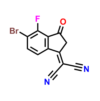 2-(5-溴-4-氟-3-氧代-2,3-二氢-1H-茚-1-亚基)丙二腈,2-(5-bromo-4-fluoro-2,3-dihydro-3-oxo-1H-inden-1-ylidene)-Propanedinitrile